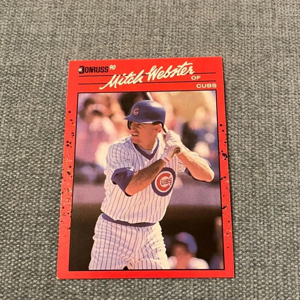 1990 Donruss Chicago Cubs Baseball Card Trading Card